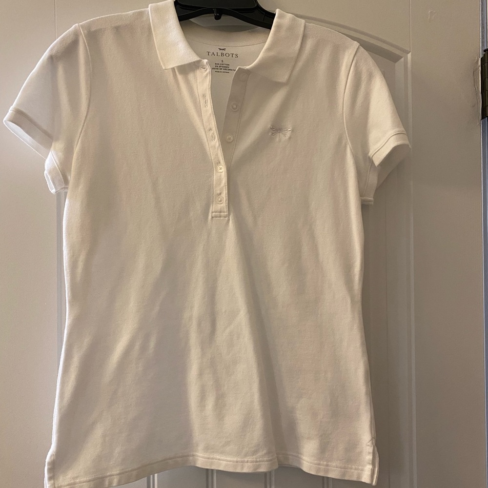 Talbots polo style top, EUC
